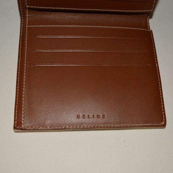 Céline Vintage Canvas & Leather Wallet with Box – Made in Italy - Picture 8 of 16